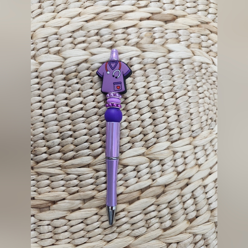 Purple Nurse Themed Pen